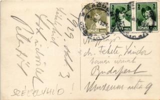 1929 Székelyhíd, Sacueni; templom belső, oltár / church interior, altar. photo