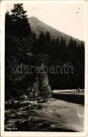 1942 Tusnád-fürdő, Baile Tusnad; látkép, tó. Gáll Béla felvétele / general view, lake (apró szakadás / tiny tear)