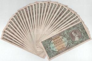 1945. 100.000P (30x) mind különféle sorozatszámmal "M 012 - M 517" között T:F-VG, közte színváltozatok Adamo P24