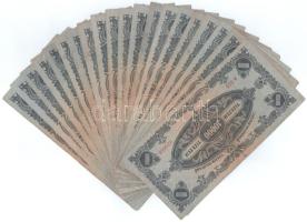 1945. 10.000MP (20x) mind különféle sorozatszámmal "A 002 - A 098" között T:F-VG, közte so...