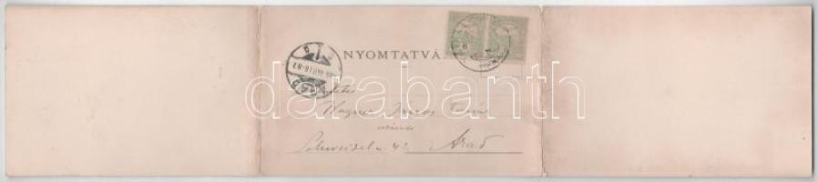 1905 Tátra, Magas-Tátra, Vysoké Tatry; Öt-tó részlet a Téry-menedékházzal. Divald Adolf kiadása, 3-r...
