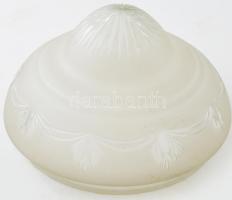 Antik nagypolgári ötágú lángbúrás csillár, eredeti búrákkal, jó állapotban, d: cca 60 cm ///KIZÁRÓLA...