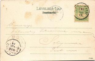 1903 Tátra, Magas-Tátra, Vysoké Tatry; Poprádi-tó az Omladék-völggyel. Kunstverlag v. F. Pietschmann...