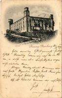 1897 (Vorläufer!) Pozsony, Pressburg, Bratislava; Schloss / vár / castle (Rb)