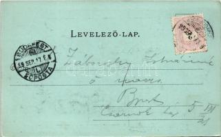 1899 (Vorläufer) Vác, A II. Nemzetközi Gyermekvédő Kongresszus látogatásának emlékére. Konstantin té...