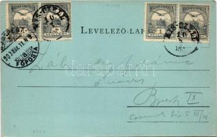 1900 Celldömölk, Üdvözlet Kiscellből. A város keleti része, este holdfényben (EK)