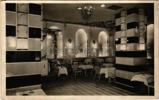 Budapest VI. Capri Dancing bar, vendéglő belső. Teréz krt. 34. (EB)