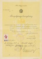 1939 Állampolgársági igazolvány, hajtott