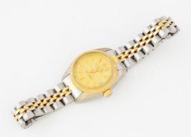 Rolex Oyster replika karóra, fém szíjjal, d: 2,5 cm