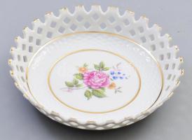 Hollóházi tálka, jelzett, hibátlan, d: 14,5 cm