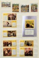 Szép festmény motívum gyűjtemény 16 lapos A4-es Abria berakóban