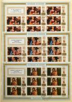 Festmény motívum gyűjtemény 16 lapos A4-es berakóban, piros borítóval