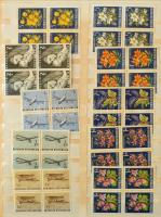Ausztria 1957-1979 gyűjtemény, hozzá blokkok, ívek, négyes tömbök + kevés korábbi anyag jobbakkal, 1...