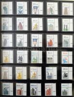 NSZK speciálgyűjtemény: füzetösszefüggések, vízszintes párok, összegzési számos ívszéli, ívsarki öss...