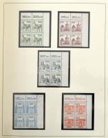 NSZK speciálgyűjtemény: füzetösszefüggések, vízszintes párok, összegzési számos ívszéli, ívsarki öss...