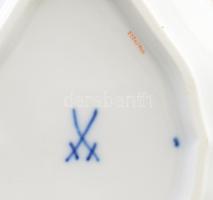 Meissen Waldsteint mintás tálka, jelzett, hibátlan, 12,5x9,5 cm