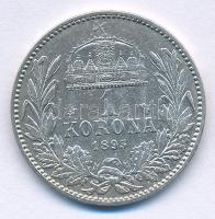 1895KB 1K Ag "Ferenc József" T:F Adamo K5