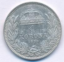 1896KB 1K Ag "Ferenc József" T:VF Adamo K5