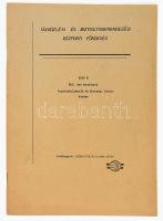 9006 M. M62. sor mozdonyok vonatbefolyásoló és éberségi berendezése. Bp., 1974., MÁV Távközlési és Biztosítóberendezési Központi Főnökség, 30+40 p. Kiadói papírkötés.