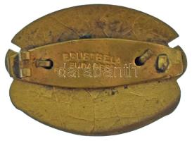 DN (~1910-1920) "M. SZ. K. A. T. Mozdonyvezetők Országos Szövetsége" részben zománcozott, ...