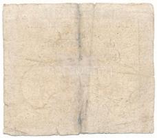 Franciaország 1793. 15s "Assignata" vízjellel és szárazpecséttel T:G ragasztott
France 17...