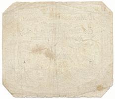 Franciaország 1793. 50s "Assignata" vízjellel és szárazpecséttel T:F
France 1793. 50 Sols...