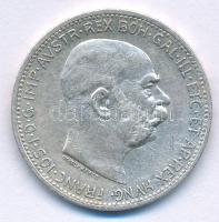 Ausztria 1913. 1K Ag "Ferenc József" T:XF
Austria 1913. 1 Corona Ag "Franz Joseph&qu...