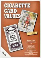 Cigarette Cards Values (Cigarettakártyák értéke). London, 2003, Murray Cards, kiadói papírkötés, angol nyelven. Képekkel rendkívül gazdagon illusztrált kiadvány, mely a kezdetektől sorra veszi a gyűjtői cigarettakártyákat és értéküket.