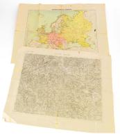 2 db térkép: Nagyrőce és Rimabánya katonai térkép, 1 : 75.000, K. u. k. militär-geographisches Insti...