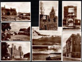 cca 1910 Dublin, Galway 18 db fotólapot tartalmazó két boríték