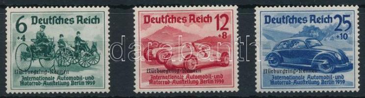 Deutsches Reich; 1939 Nürnburgring Mi 695-697 Deutsches Reich; 1939 Nürnburgring Mi 695-697