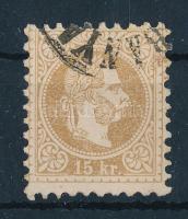 1867 15kr sárgásbarna "(BESZTERCE)BÁNYA"