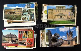 41 db MODERN nagyalakú magyar és külföldi város képeslap / 41 MODERN big sized Hungarian and foreign town-view postcards
