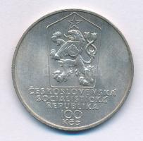 Csehország 1983. 100K Ag "Centenárium - Samo Chalúpka halála" emlékérme T:XF, patina
Czec...