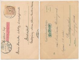 4 db RÉGI (1905 előtti) motívum képeslap: gyerekek / 4 pre-1905 motive postcards: children