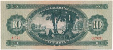 1949. 10Ft "A 979 087631" T:F, szép papír
Hungary 1949. 10 Forint "A 979 087631"...