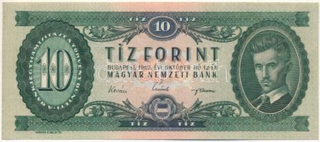 1962. 10Ft "A 296 170809" T:F, szép papír Adamo F6