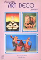 Howard &amp; Pat Watson: Collecting art deco ceramics (Art deco kerámiák gyűjtése). London, 1997, Francis Joseph, kiadói papírkötés, angol nyelven. Színes képanyaggal gazdagon illusztrált kiadvány, mely bevezet az art deco kerámiák gyűjtésébe. Korabeli leütési árakkal és jelzések gyűjteményével kiegészítve.