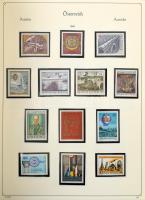 Ausztria 1974-1996 szinte komplett gyűjtemény Kabe albumban
