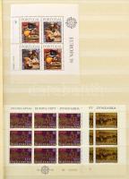 Kevés bélyeg kivételével postatiszta Europa CEPT gyűjtemény 1956-1984, benne több jó kiadás, 24 lapo...