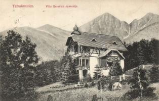 Tátralomnic Villa Gerevich (fa)