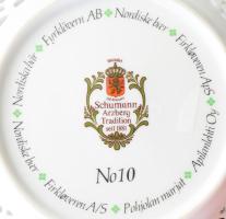 Arzberg gyümölcsmintás tányér, jelzett, hibátlan, d: 19 cm