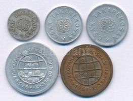 1967. "Világtakarékossági nap - 1967. X. 31. / Fáy András" Al és bronz emlékérem (2xklf) (...