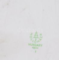 Royal Dux hal + Hollóházi tálka + Kispest lepke + Herendi tálka, jelzett, kis kopással