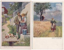20 db RÉGI motívum képeslap / 20 pre-1945 motive postcards