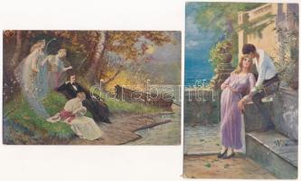 20 db RÉGI motívum képeslap / 20 pre-1945 motive postcards