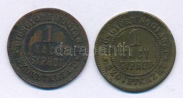 DN "Diósgyőri Fogyasztási Szövetkezet - 1 Nagy Syphon" (2xklf) Cu + bronz élelmiszerbárca ...