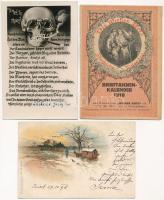 37 db RÉGI motívum képeslap vegyes minőségben / 37 pre-1945 motive postcards in mixed quality