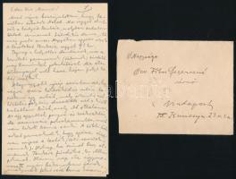 Fitos Vilmos OSZK osztályvezető könyvtáros kézzel írt katonai tartalmú levele hadgyakorlatról, 8p