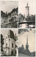 28 db MODERN román város képeslap, közte 1 magyar / 28 MODERN Romanian town-view postcards, including 1 Hungarian
